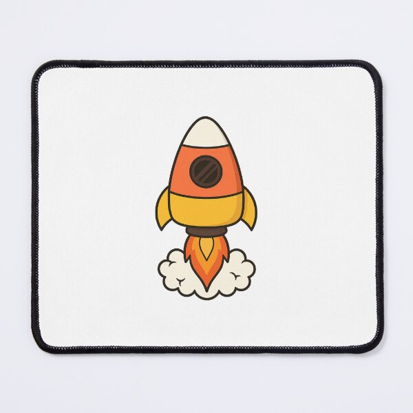 Item preview, Candy Corn Rocket Ship – Sweet Space Adventure designed and sold by BoldApparel.