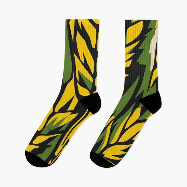 Item preview, Bold Yellow Green Wheat Grain Abstract Pattern designed and sold by Ed & Harmony.