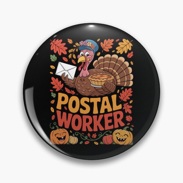 Artikelvorschau, Postangestellter Job Thanksgiving Truthahn Blume Herbst Kürbisse entworfen und verkauft von LunaCrazeArt.