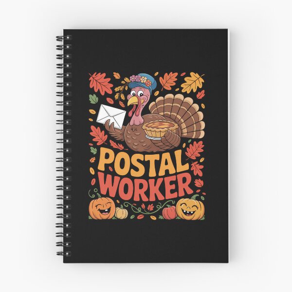 Artikelvorschau, Postangestellter Job Thanksgiving Truthahn Blume Herbst Kürbisse entworfen und verkauft von LunaCrazeArt.