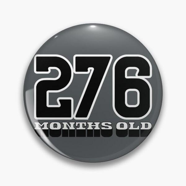 Item preview, 276 Months Old — Funny 23rd Birthday Gag Design designed and sold by downUnderInk.