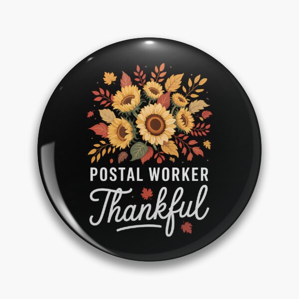 Item preview, Postal Worker Thankful Thanksgiving designed and sold by LunaCrazeArt.