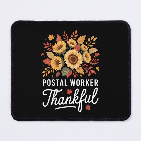 Item preview, Postal Worker Thankful Thanksgiving designed and sold by LunaCrazeArt.