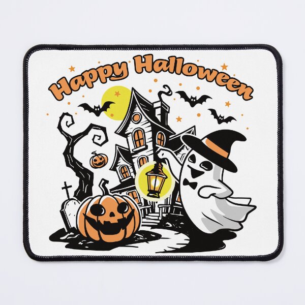 Item preview, Happy Halloween – Spooky Fun Haunted House Design_WH designed and sold by AckeeWolf.