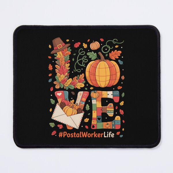 Artikelvorschau, Postangestellter Thanksgiving Job Team Kürbisse entworfen und verkauft von LunaCrazeArt.