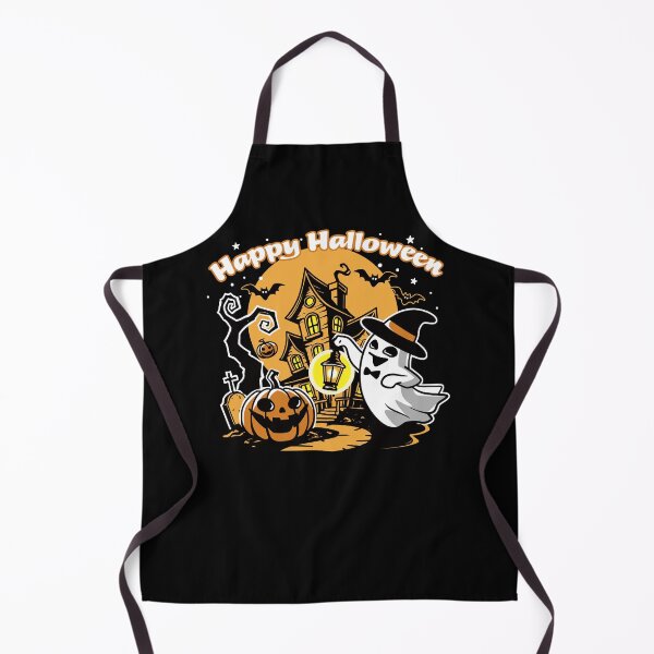 Item preview, Happy Halloween – Spooky Fun Haunted House Design_BK designed and sold by AckeeWolf.
