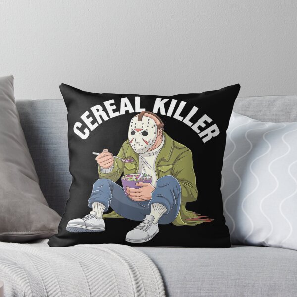 Item preview, Cereal Killer Funny Halloween Horror Movie Masked Man designed and sold by LouisaOReilly.