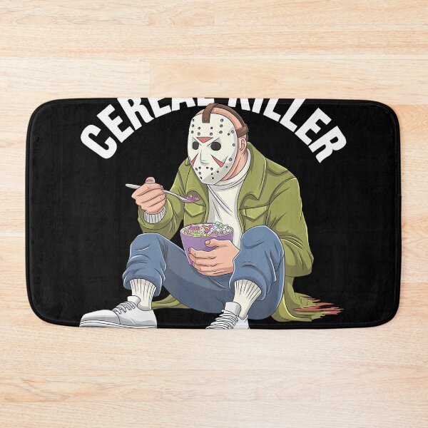 Item preview, Cereal Killer Funny Halloween Horror Movie Masked Man designed and sold by LouisaOReilly.