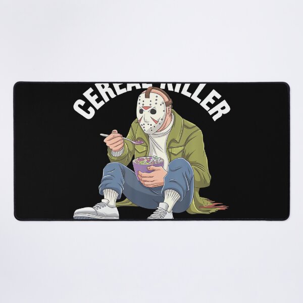 Item preview, Cereal Killer Funny Halloween Horror Movie Masked Man designed and sold by LouisaOReilly.