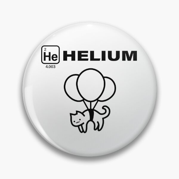 Item preview, Helium Element Symbol – Minimal Science Design_WH designed and sold by AckeeWolf.