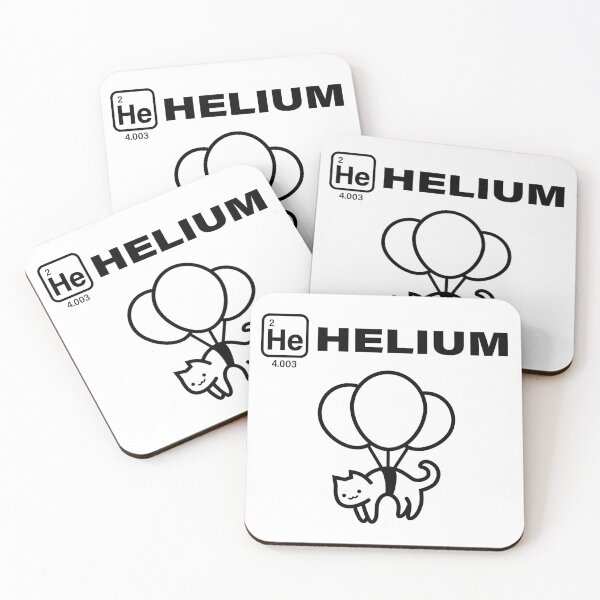 Item preview, Helium Element Symbol – Minimal Science Design_WH designed and sold by AckeeWolf.