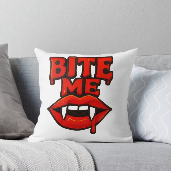 Item preview, Bite Me - Sassy Vampire Fangs T-Shirt designed and sold by FestivityFinds.