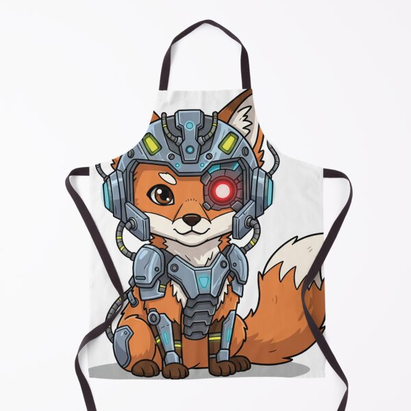 Item preview, Cyberpunk Fox - Cute Robot Fox Character designed and sold by sanjustudio.