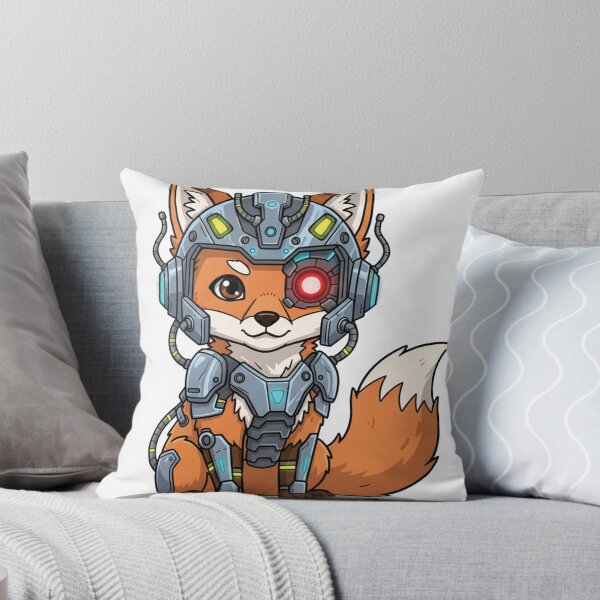 Item preview, Cyberpunk Fox - Cute Robot Fox Character designed and sold by sanjustudio.
