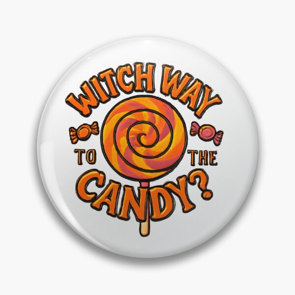 Item preview, Witch Way To The Candy? - Funny Retro Halloween T-Shirt designed and sold by FestivityFinds.