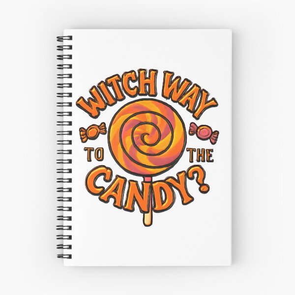 Item preview, Witch Way To The Candy? - Funny Retro Halloween T-Shirt designed and sold by FestivityFinds.