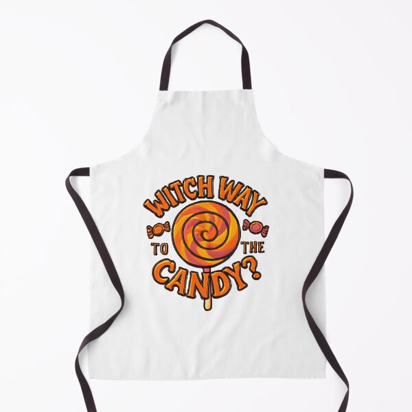 Item preview, Witch Way To The Candy? - Funny Retro Halloween T-Shirt designed and sold by FestivityFinds.