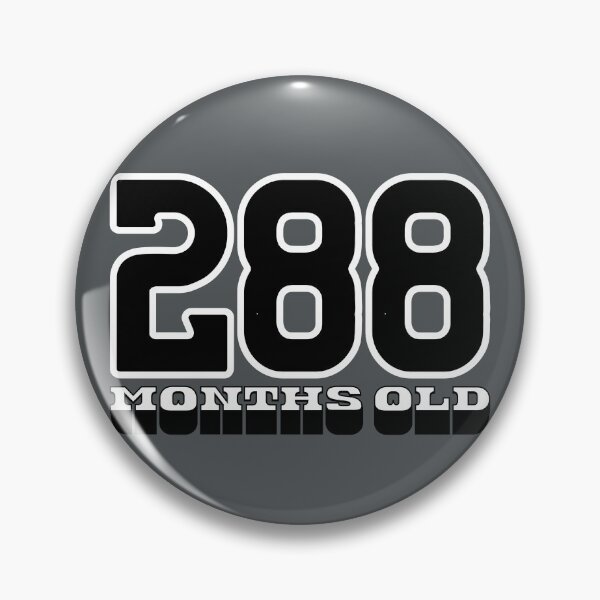 Item preview, 288 Months Old — Funny 24th Birthday Gag Design designed and sold by downUnderInk.
