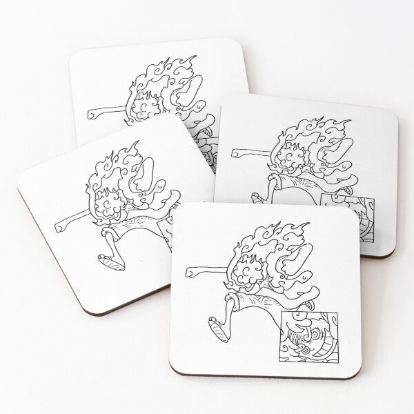 Item preview, Gear 5 Luffy Punch (Outline) designed and sold by TheDesignSauce.