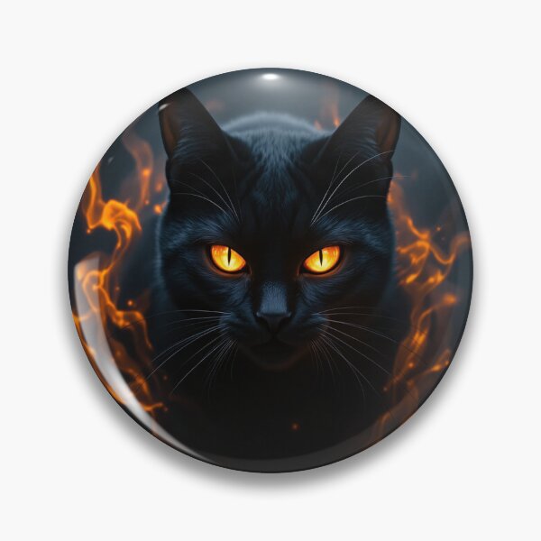 Item preview, "Black Cat from Hell" designed and sold by DSSDcreations.