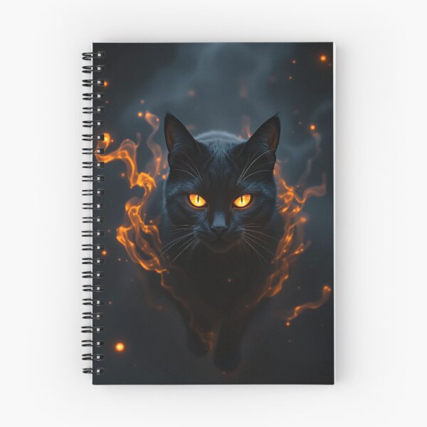 Item preview, "Black Cat from Hell" designed and sold by DSSDcreations.