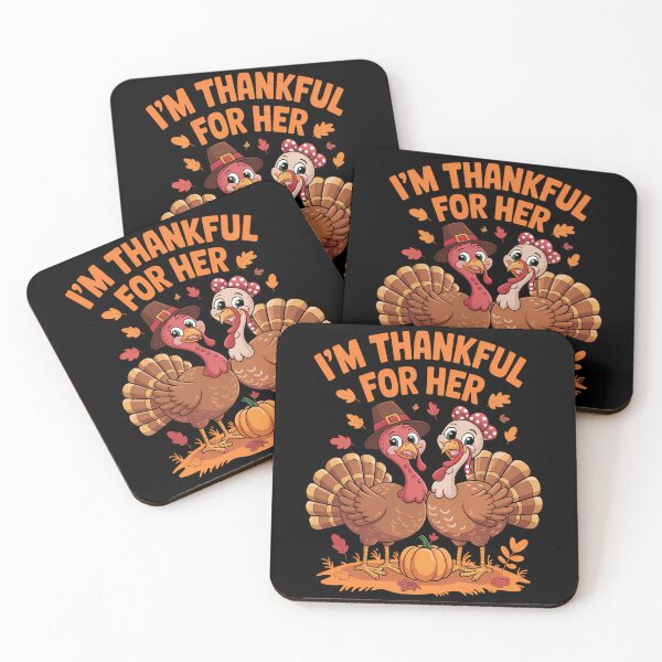 Item preview, Thankful Funny Thanksgiving Couples designed and sold by LunaCrazeArt.