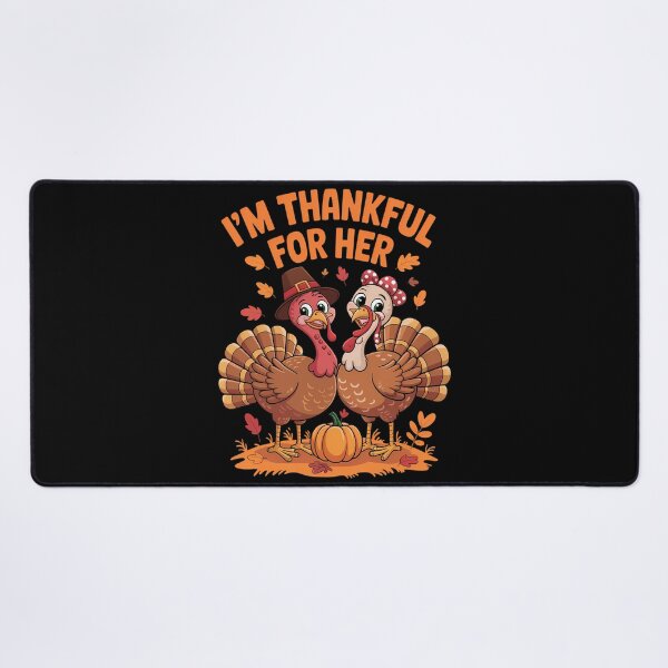 Item preview, Thankful Funny Thanksgiving Couples designed and sold by LunaCrazeArt.