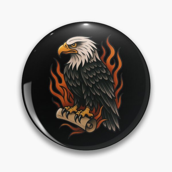 Item preview, Eagle Tattoo designed and sold by FLATVAC STICKER.