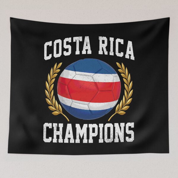 Item preview, SOCCER BALL FLAG CHAMPIONS - COSTA RICA - Fans and Teams for Men and Women T-shirt designed and sold by wallsandpatts.