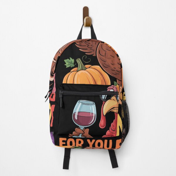 Item preview, Thankful Thanksgiving Turkey Drinking Wine Joke designed and sold by Turbotine.