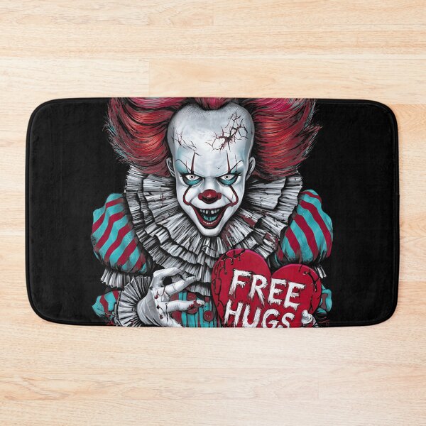 Item preview, Free a Hugs Scary Clown Valentine Halloween Horror Character designed and sold by RosellaBalistre.