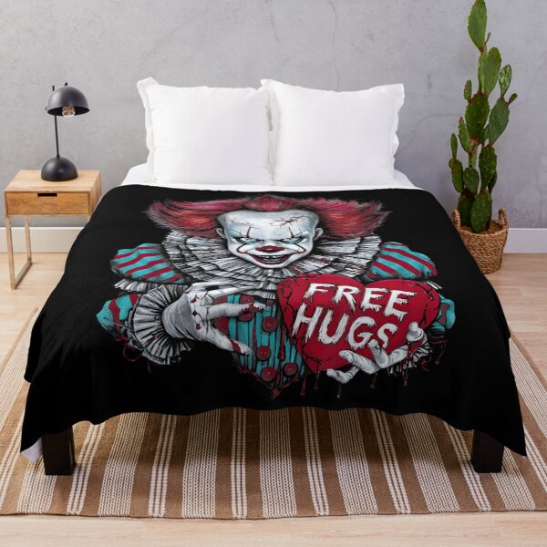 Item preview, Free a Hugs Scary Clown Valentine Halloween Horror Character designed and sold by RosellaBalistre.