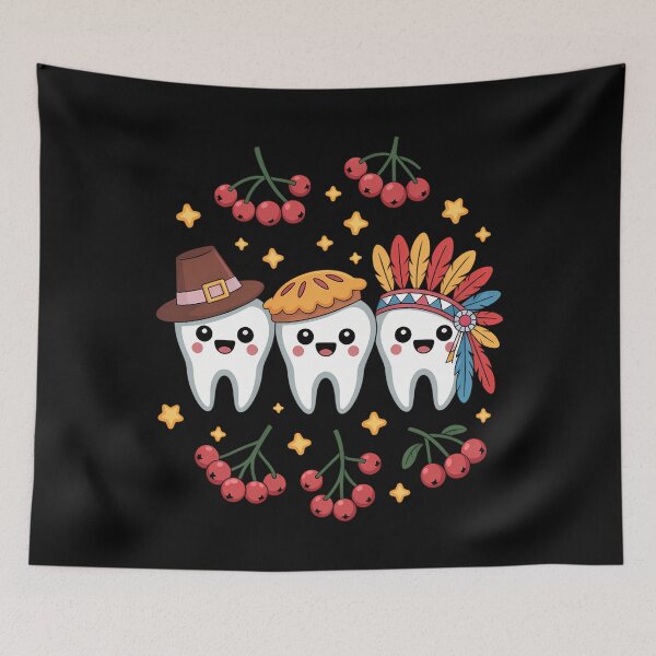Item preview, Thanksgiving Dental Dentist cute turkey designed and sold by Turbotine.