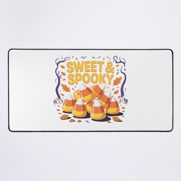 Item preview, Sweet & Spooky - Halloween Candy Corn Sticker designed and sold by FestivityFinds.
