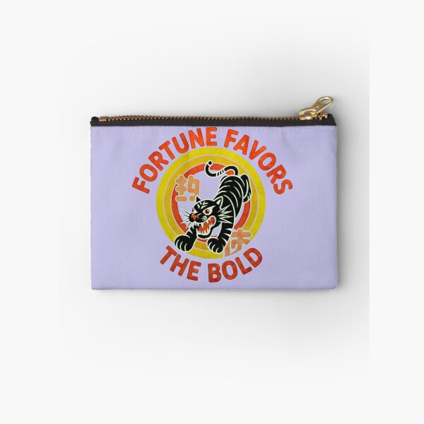 Item preview, FORTUNE FAVORS THE BOLD - POUNCING TIGER - FORTUNE COOKIE - MATCHBOX - BURNT ORANGE designed and sold by Big Bang Canvas.