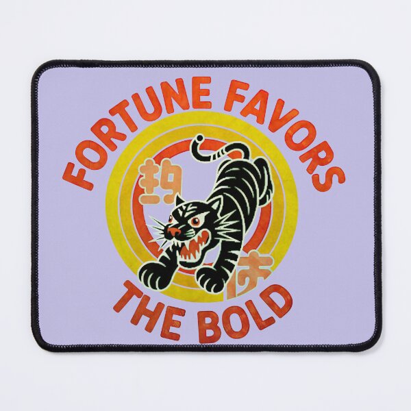 Item preview, FORTUNE FAVORS THE BOLD - POUNCING TIGER - FORTUNE COOKIE - MATCHBOX - BURNT ORANGE designed and sold by Big Bang Canvas.