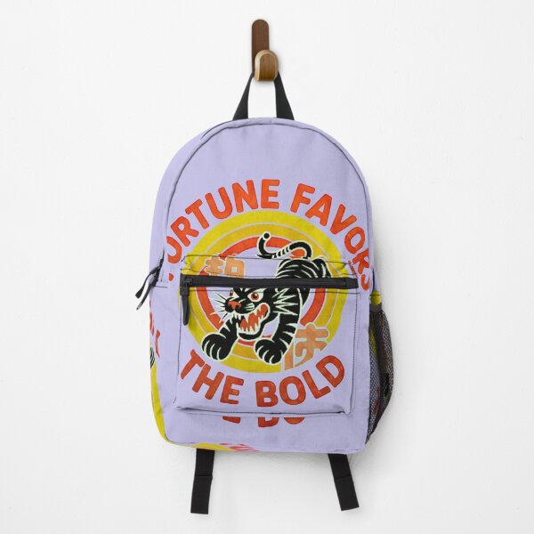 Item preview, FORTUNE FAVORS THE BOLD - POUNCING TIGER - FORTUNE COOKIE - MATCHBOX - BURNT ORANGE designed and sold by Big Bang Canvas.