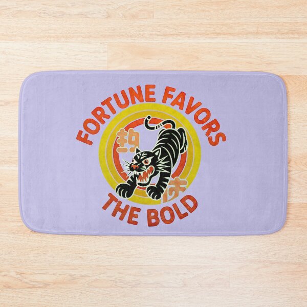 Item preview, FORTUNE FAVORS THE BOLD - POUNCING TIGER - FORTUNE COOKIE - MATCHBOX - BURNT ORANGE designed and sold by Big Bang Canvas.