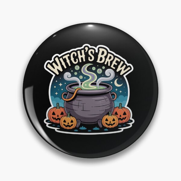 Item preview, Witch's Brew - Spooky Cute Halloween Cauldron Sticker designed and sold by FestivityFinds.