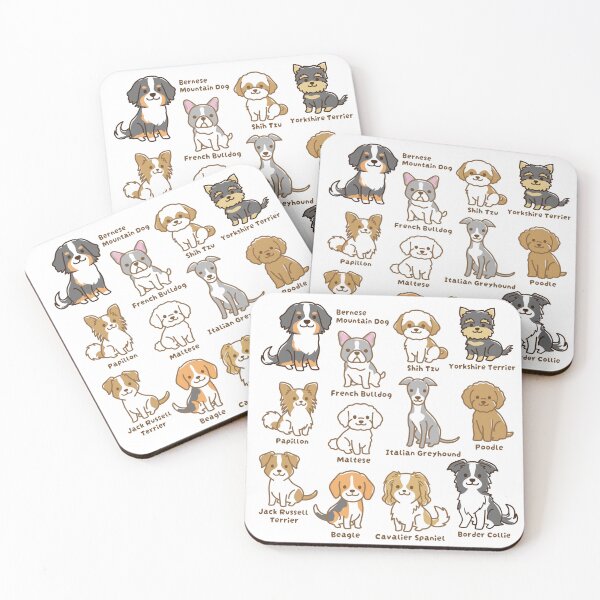 Item preview, Dog Breed Collection Part 2 - Fun Variety Illustration Design designed and sold by AckeeWolf.