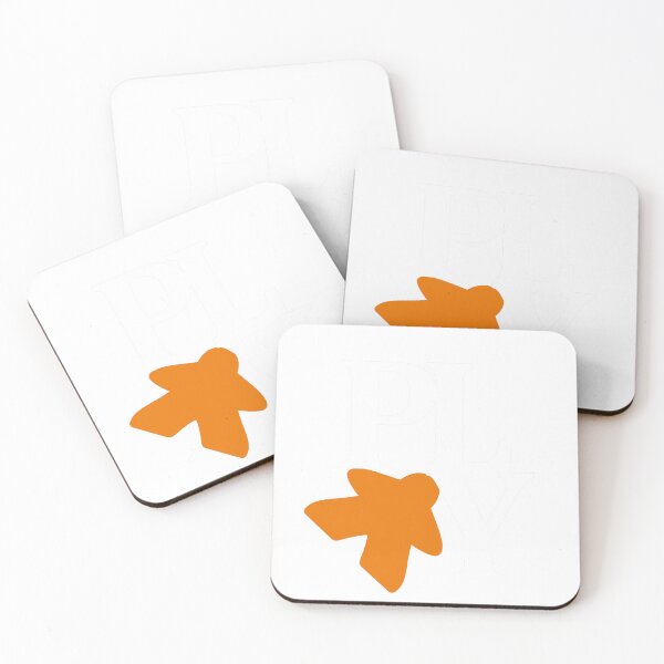 Item preview, Play White w Orange Meeple designed and sold by grifthorse.