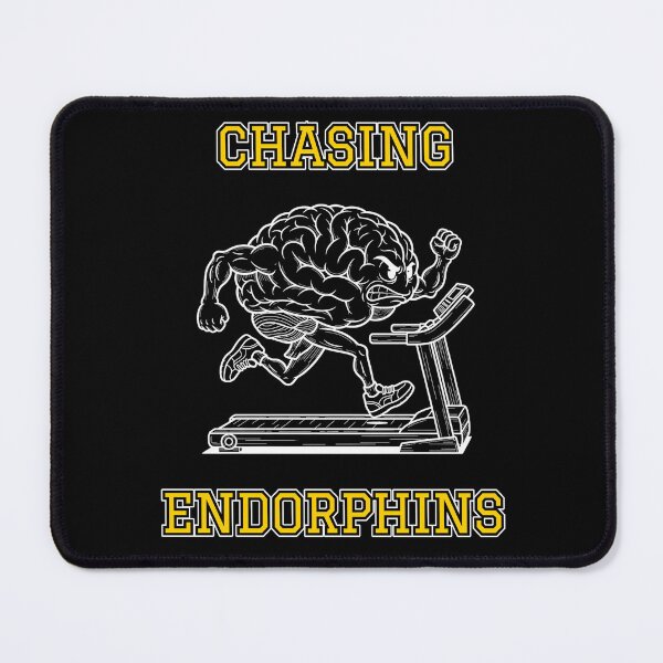Item preview, Chasing Endorphins | Brain on Treadmill designed and sold by QuirkyGuacamole.