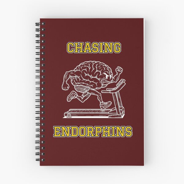 Item preview, Chasing Endorphins | Brain on Treadmill designed and sold by QuirkyGuacamole.