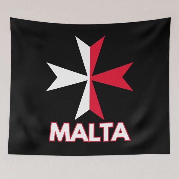 Item preview, Malta Pride with Traditional Red & White Maltese Cross designed and sold by MaltaCollective.