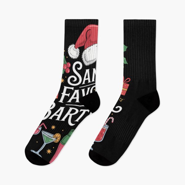 Item preview, Bartender Xmas Santa_s Favorite Bartender Christmas designed and sold by DeadlockCrew.