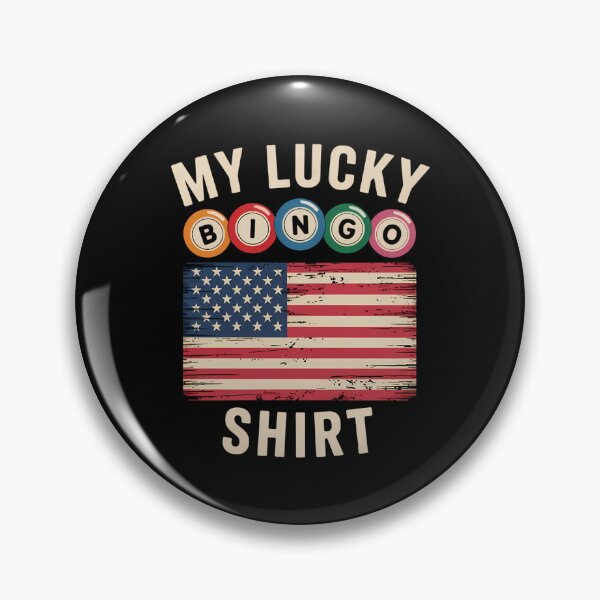 Item preview, Bingo American Flag Funny Bingo Player designed and sold by DeadlockCrew.
