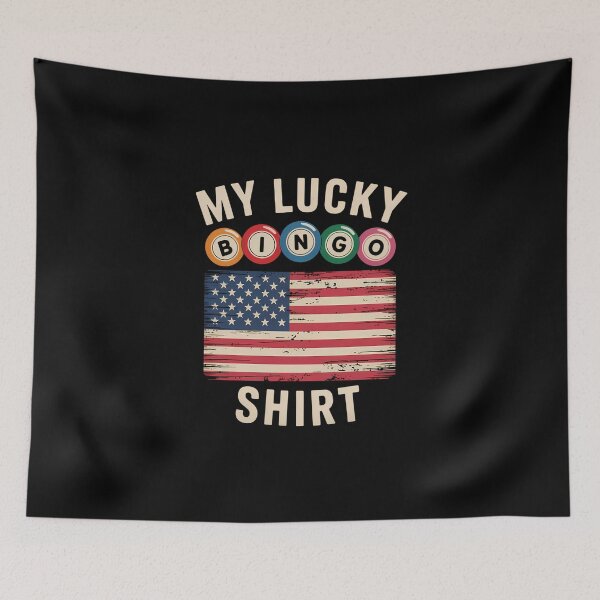 Item preview, Bingo American Flag Funny Bingo Player designed and sold by DeadlockCrew.