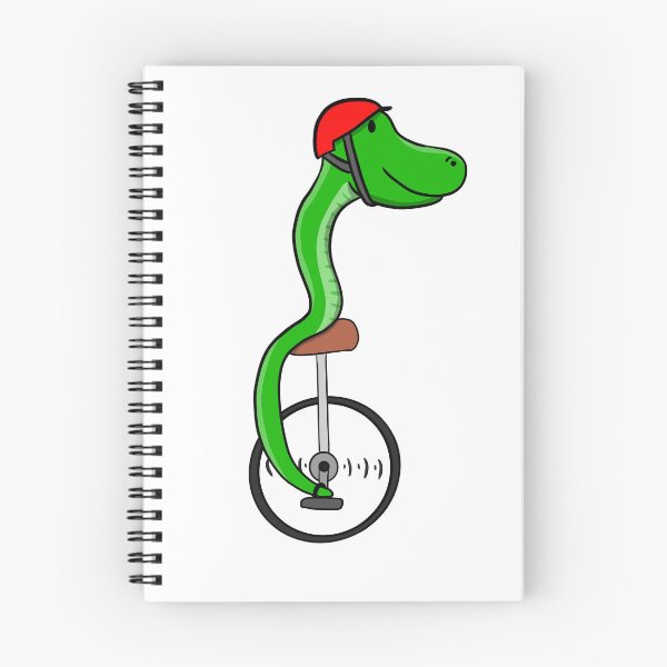 Item preview, Snake on unicycle designed and sold by Adaptixstudio.