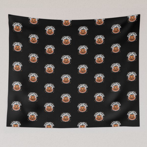 Item preview, Trick or Treat - Cute Jack o' Lantern and Ghosts Sticker designed and sold by FestivityFinds.