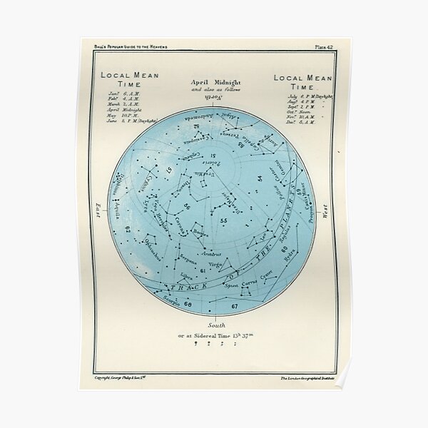 Star map Poster